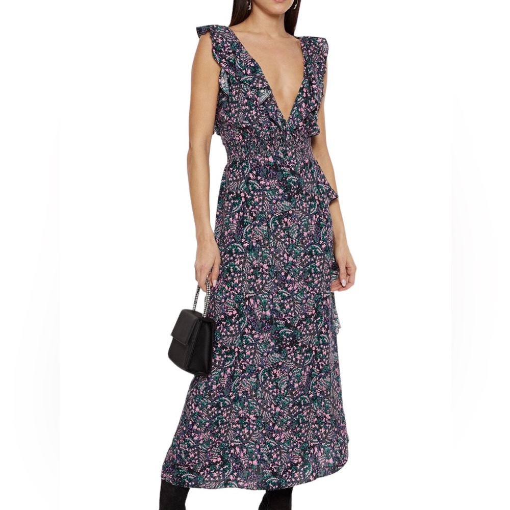 IRO - Santu Maxi Dress in Mixed Black size 38